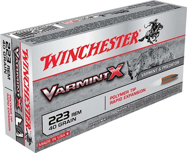 Winchester Ammo X223P1 Varmint X 223 Rem 40 gr Polymer Tip 20 Bx/ 10 Cs-img-0