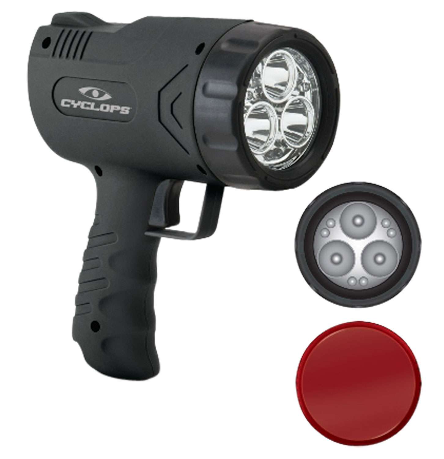 Cyclops CYCX500H Sirius 500 Spotlight 500/45 Lumens LED Polymer Black 6