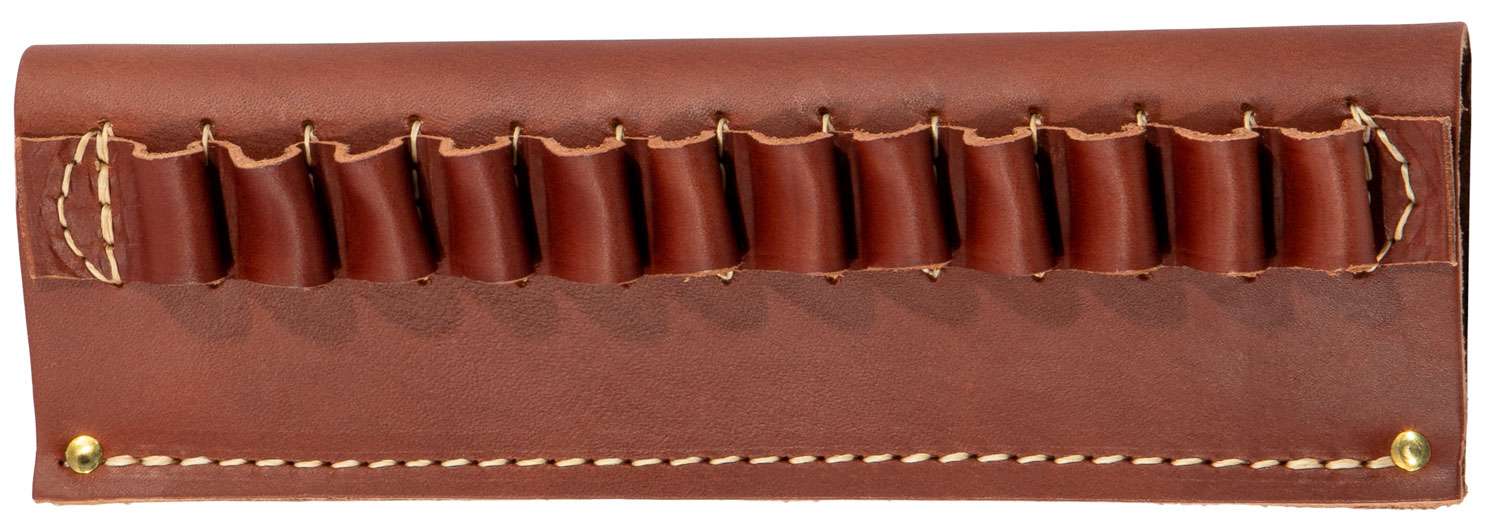 Hunter Company 0545 Cartridge Belt Slide  Pistol 45 Cal 12 Rounds Chestnut Tan Leather 2" - Hunter Company