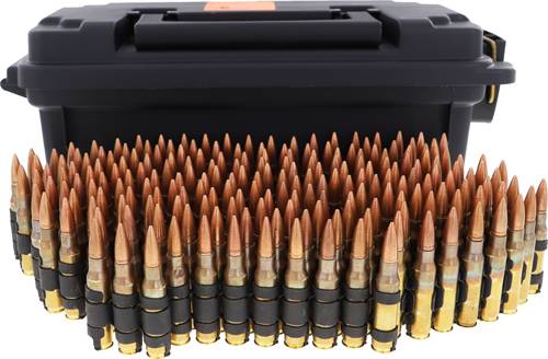 HSM AMMO .308 WIN 147GR. FMJ LINKED TRACER 40% 200RDS CAN | Range USA