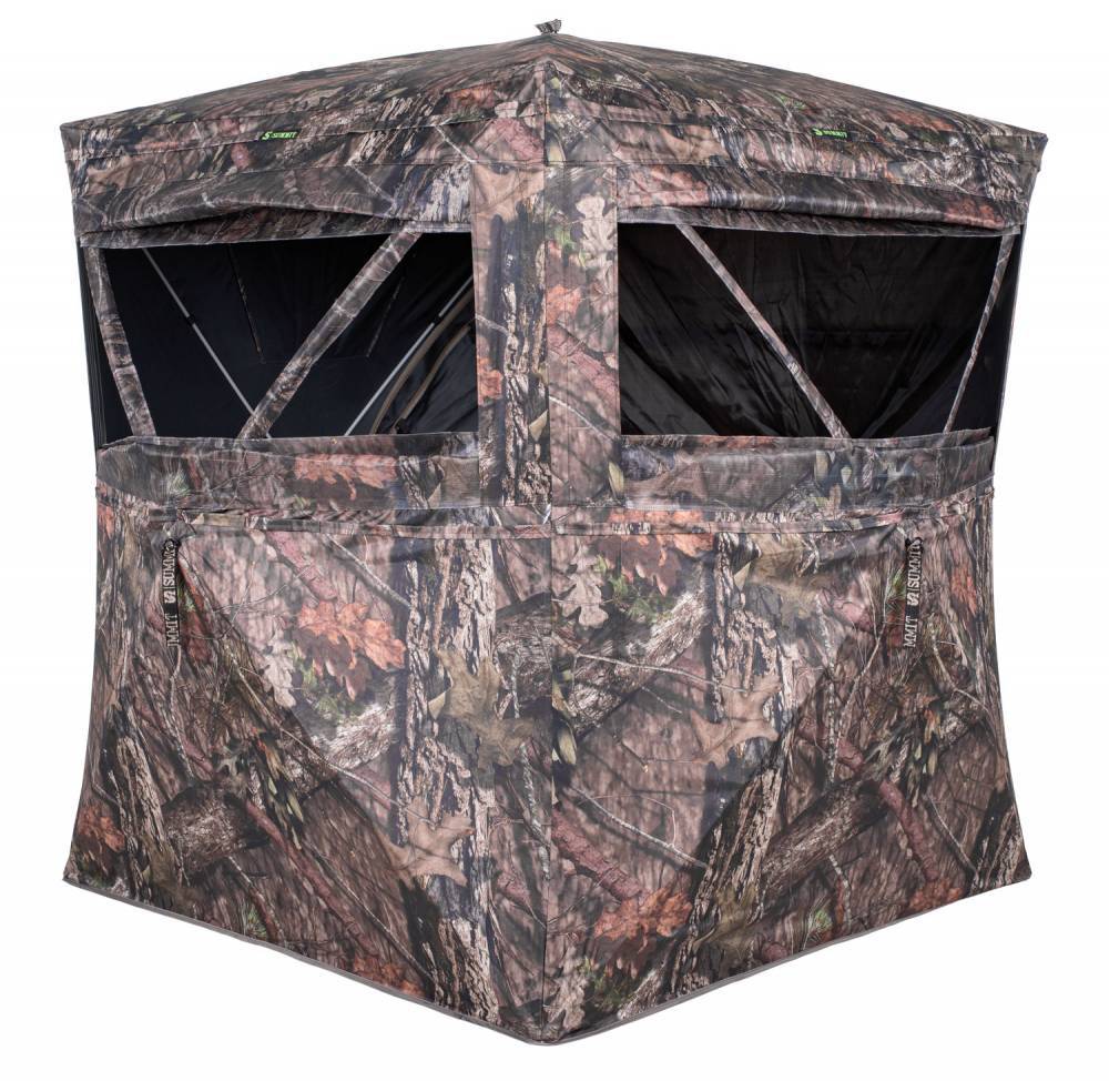 SUMMIT GROUND BLINDS SU87024 Viper 3 Person Mossy Oak Country 72