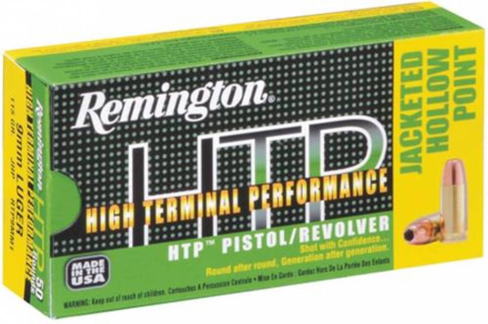 REMINGTON HTP HIGH TERMINAL PERFORMANCE AMO 45 AUTO 185GR JHP 50RD 21457 - Remington Ammunition