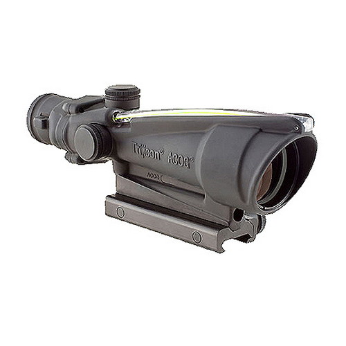 TRIJICON SCOPE ACOG 3.5X35 DUAL ILLUM AMBER CROSSHAIR 223 BALLISTIC W/TA51 MOUNT (100162)
