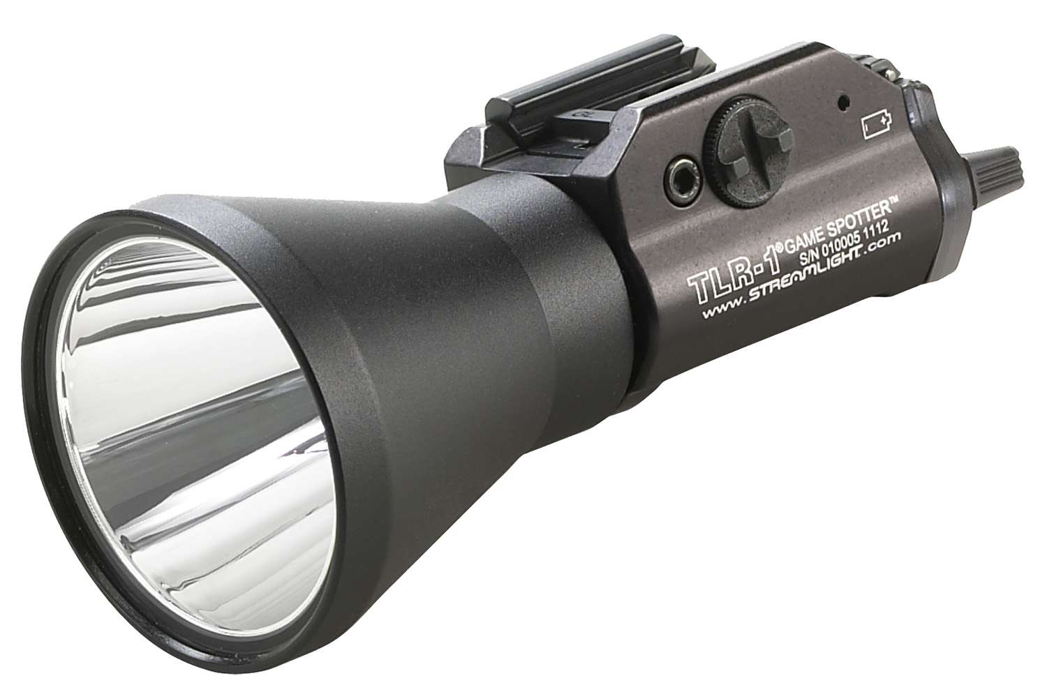 STREAMLIGHT TLR-1 GAME SPOTTER STD W/ ASSORTED RAIL LOCATING KEYS & LITHIUM BATT