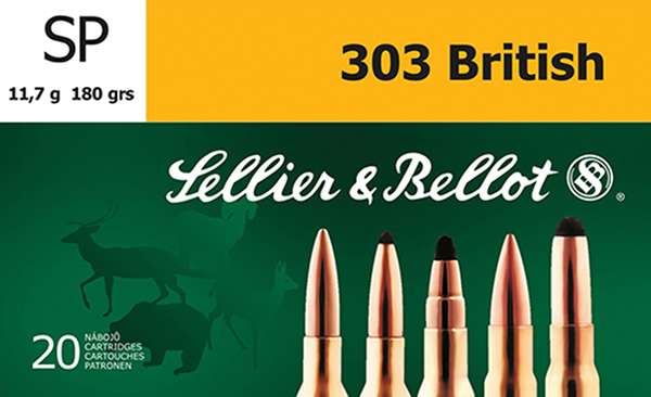 Sellier & Bellot SB303C Rifle 303 British 180 gr Soft Point (SP) 20 Bx ...