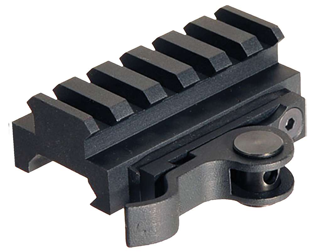 Aimshot Mt61172 Quick Release Rail Mount Picatinny Style Aluminum Black For Ar Platform The