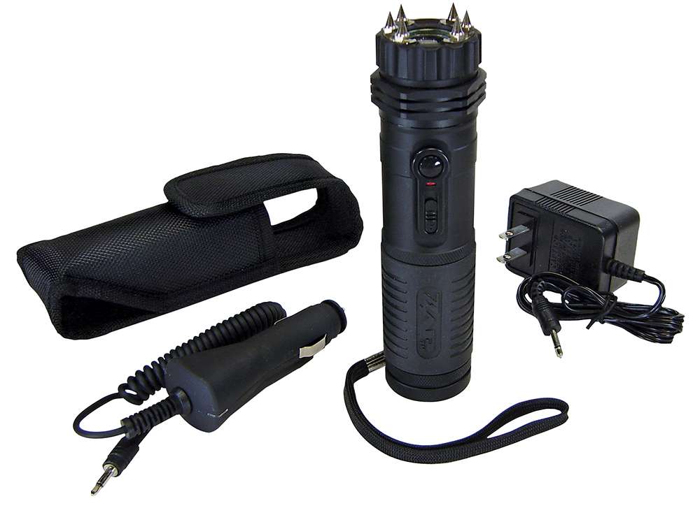 Zap ZAPLE Zap Light Stun Gun/Flashlight Compact 1.5 lbs Black Larry