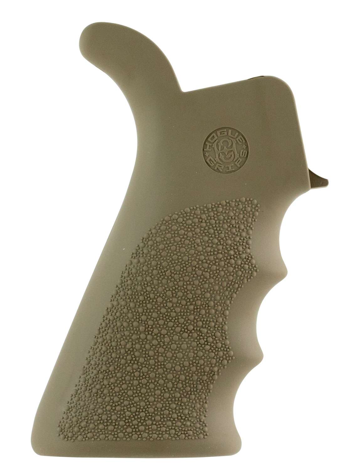 Hogue Rubber Overmold Grip Pistol Ar15m16 Finger Grooves W Beaver Tail Flat Dark Earth 8361