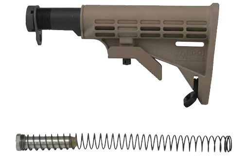 Tapco 16762 Intrafuse Commercial Ar 15 T6 Composite Stock Flat Dark Earth Range Usa 6280