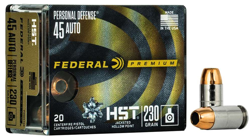 Federal P45HST2S Premium Personal Defense 45 ACP 230 gr HST 