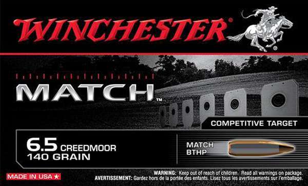 Winchester Ammo S65CM Match  6.5 Creedmoor 140 gr Sierra MatchKing Boat-Tai-img-0