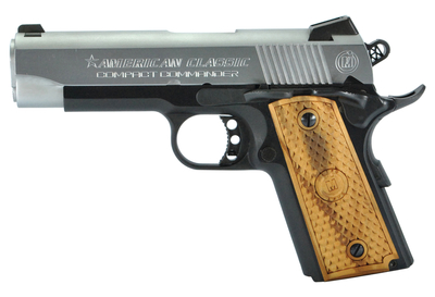 AMERICAN CLASSIC COMPACT COMMANDER 1911 45ACP HGA 7RD DUO TONE - American Classic