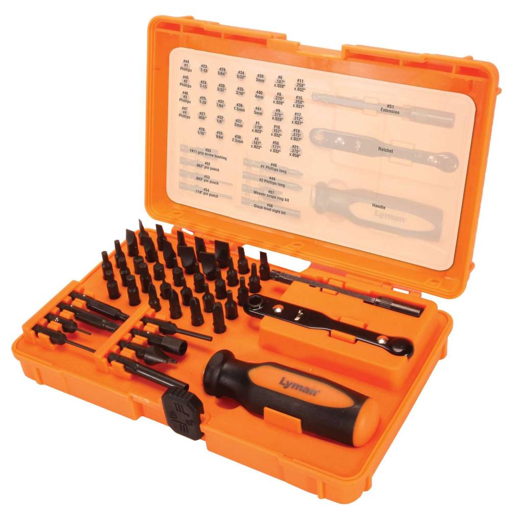 Lyman 7991360 Master Gunsmith Tool Kit 45 Piece | Bridgeport Equipment ...