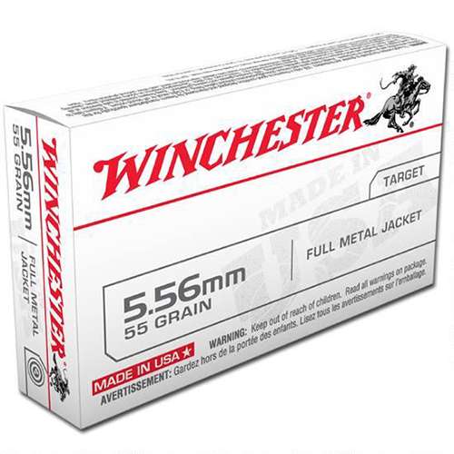 Winchester Ammo Q3131KY USA  5.56x45mm NATO 55 gr Full Metal Jacket Lead Co-img-0