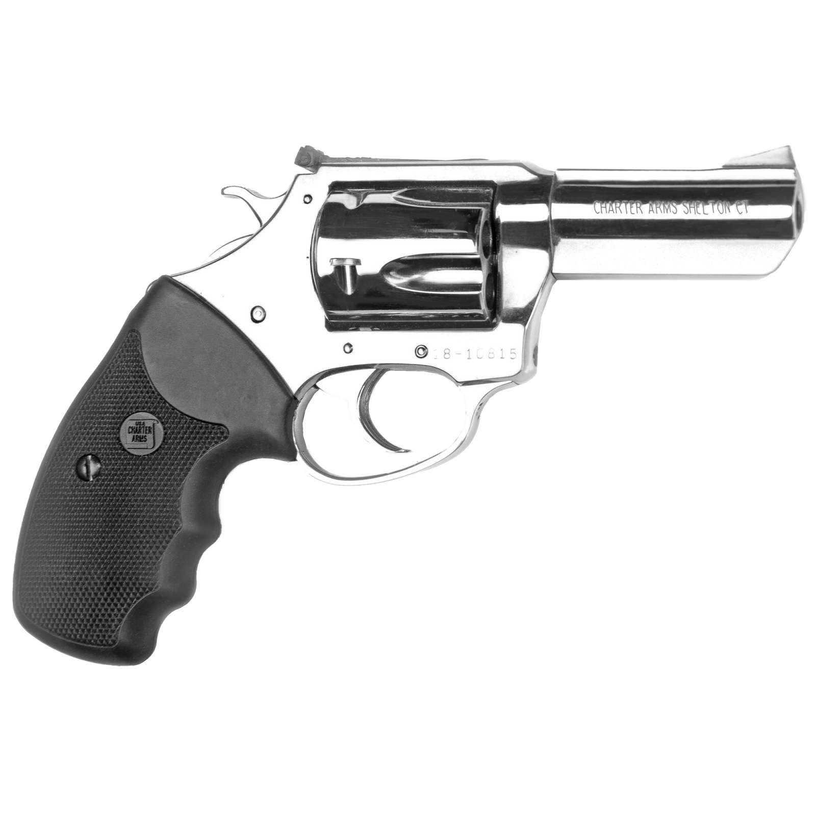 Charter Arms 73539 Mag Pug Revolver Single/Double 357 Magnum 3