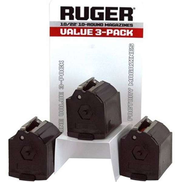 Ruger, BX-1 Magazine, 22LR, 10 RD, Value 3-Pack-img-0