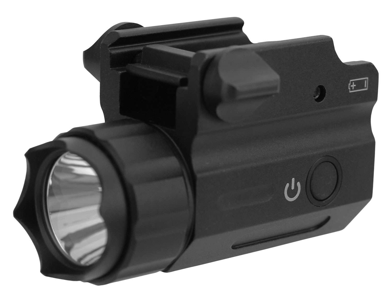 TacFire FLP360F Full Sized Pistol Light Clear 360 Lumens Black Aluminum ...