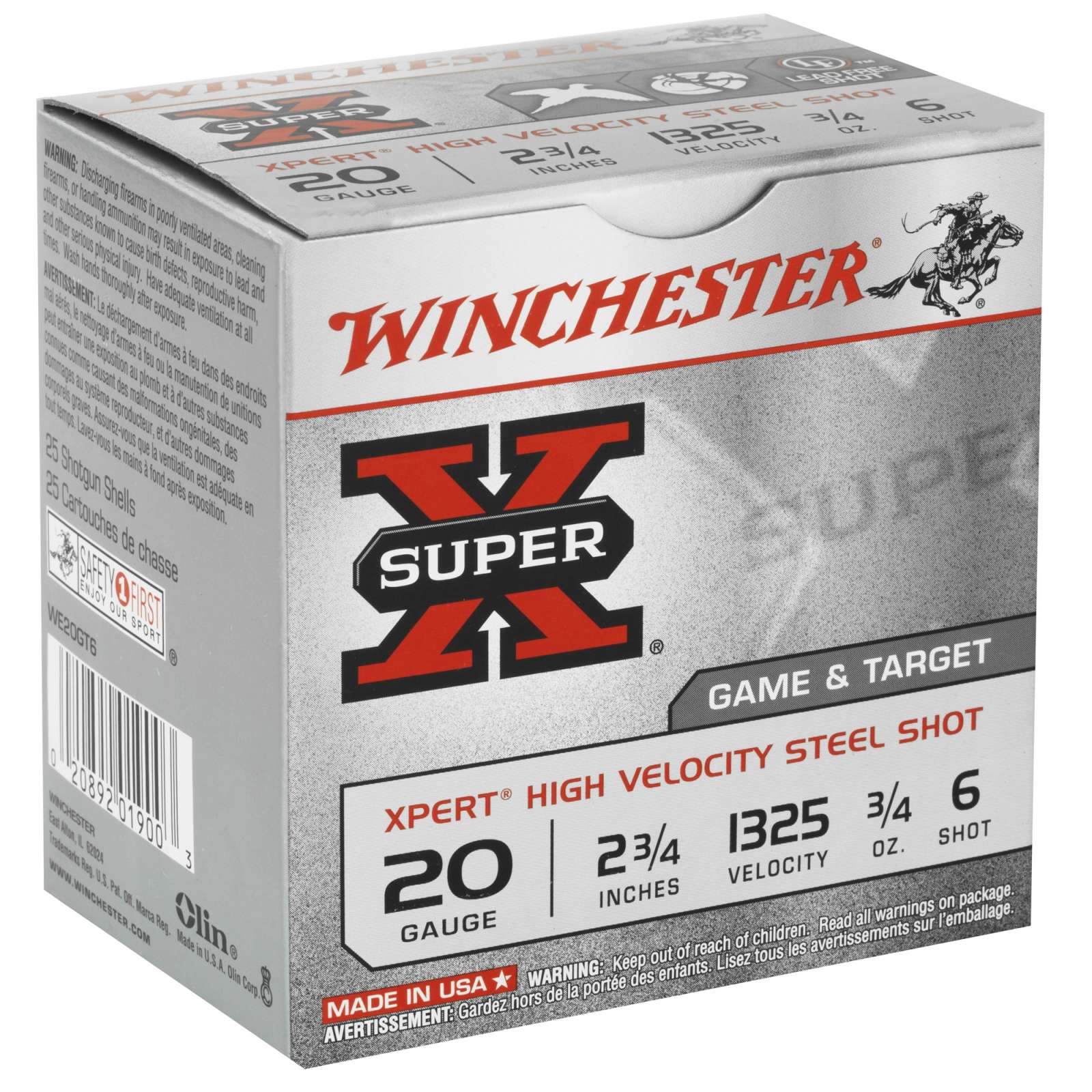 Winchester Xpert Hi-Velocity Game and Target Steel Shotshells