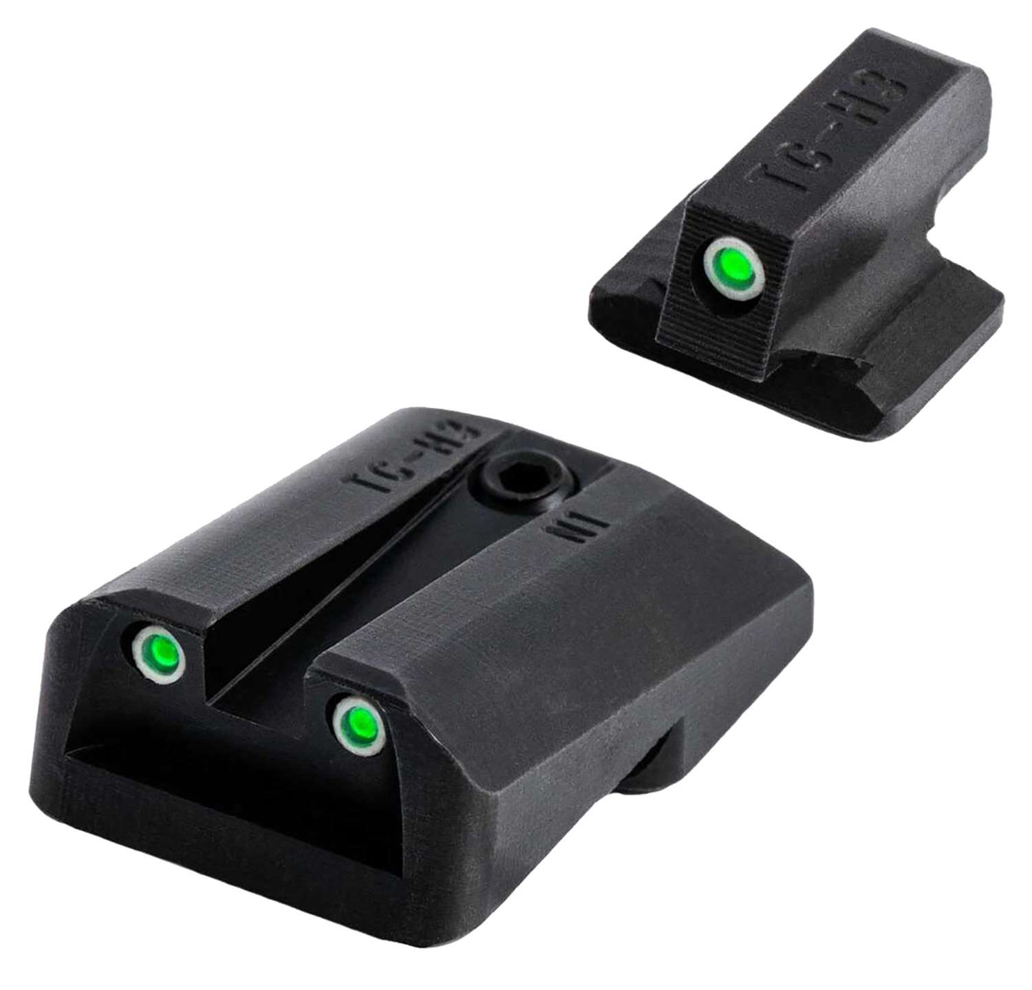 TruGlo TG231N1 Tritium Night Sight Set for 1911 Novak 260/450 Pistols - TRU Ball - CNC MACHINED STEEL