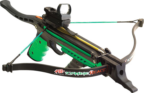 PSE HAND HELD CROSSBOW ZOMBIE REACT 215FPS 50# DRAW BLACK | BattleHawk ...