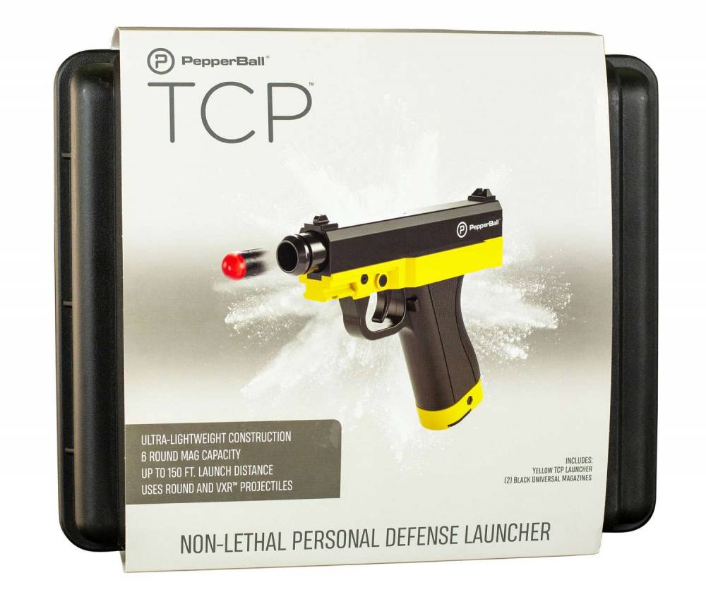 Pepperball 769030212 TCP Launcher Consumer Kit CO2 68 Cal 6rd Yellow ...