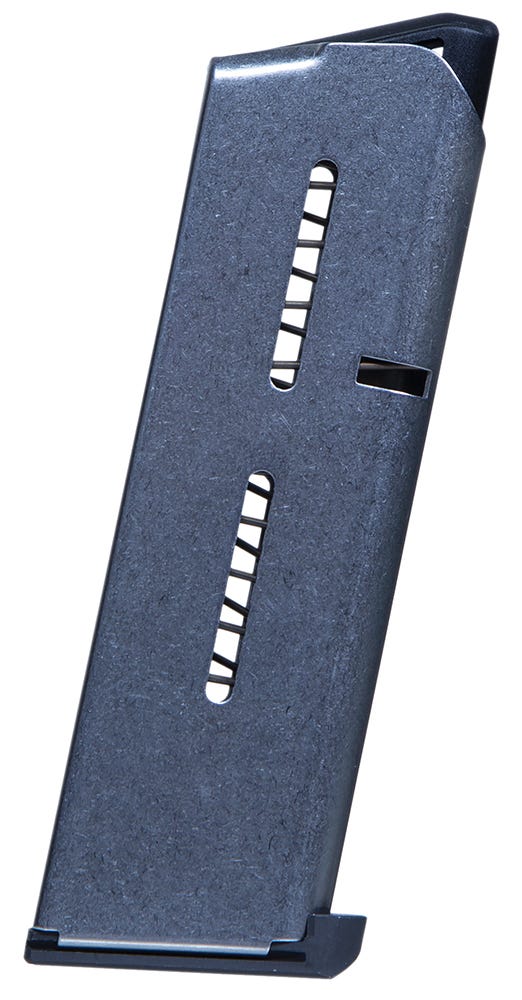 Wilson Combat 47OXCHV 1911 Magazine - .45 ACP +P, 6-Round, Stainless, Low Profile Base Pad
