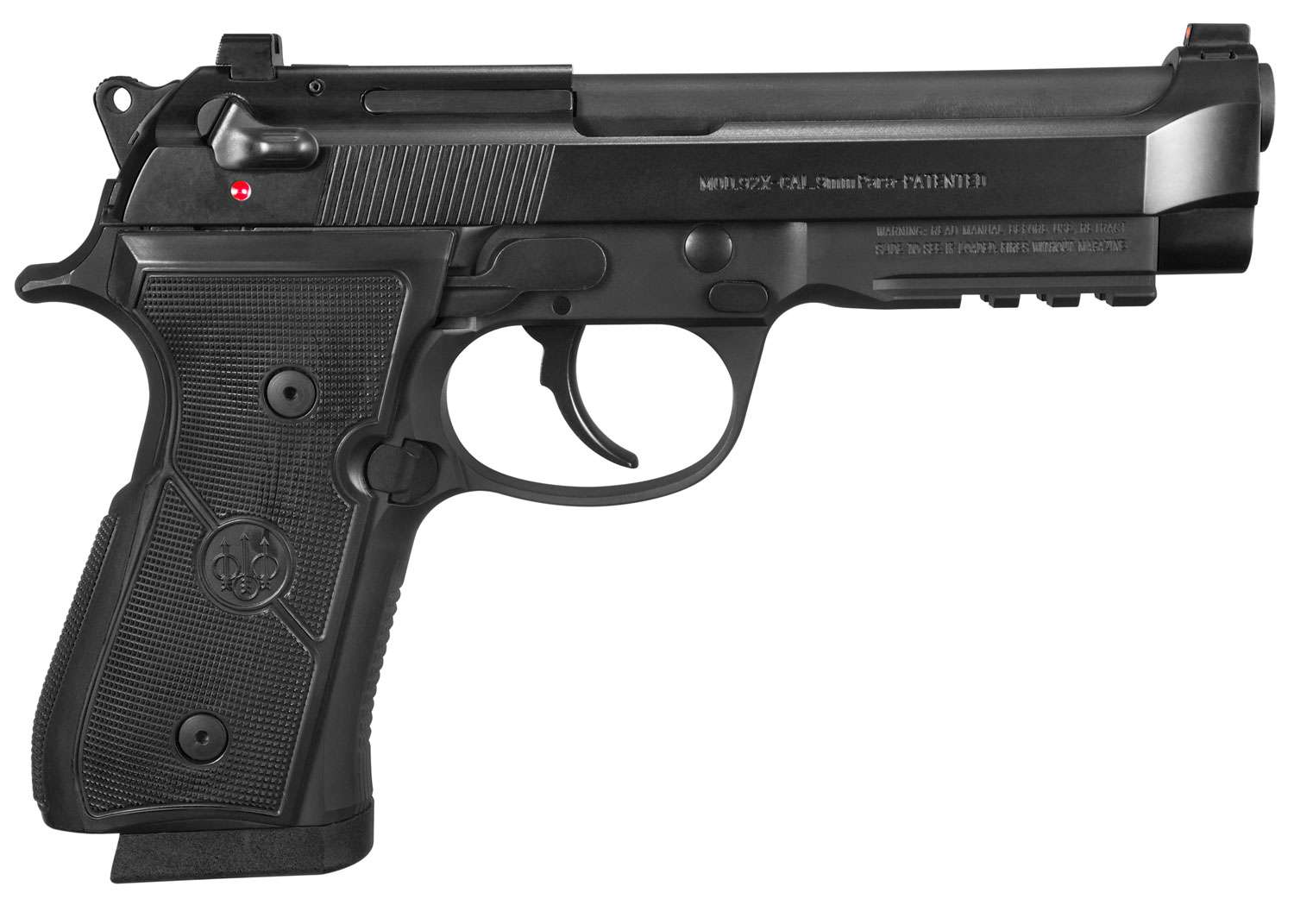 Beretta USA J92FR920 92X Full Size 9mm Luger 4.70" 10+1 (3) Black Bruniton Steel Slide Black Checkered Polymer Grip (USA Made)