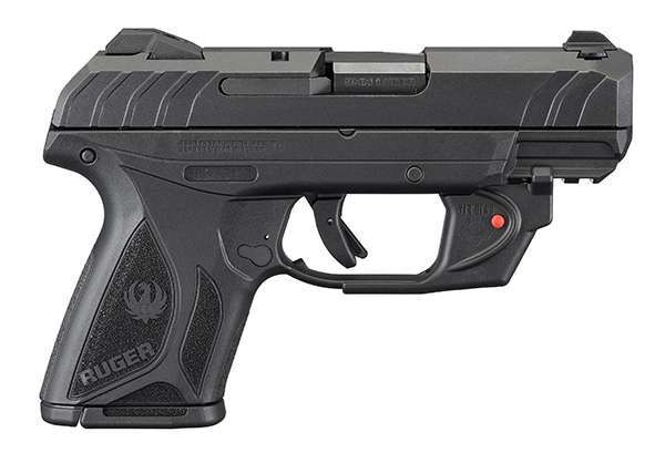 Ruger 3830 Security-9 9mm 3.42" 10+1 Viridian Laser Black Polymer with Text-img-0