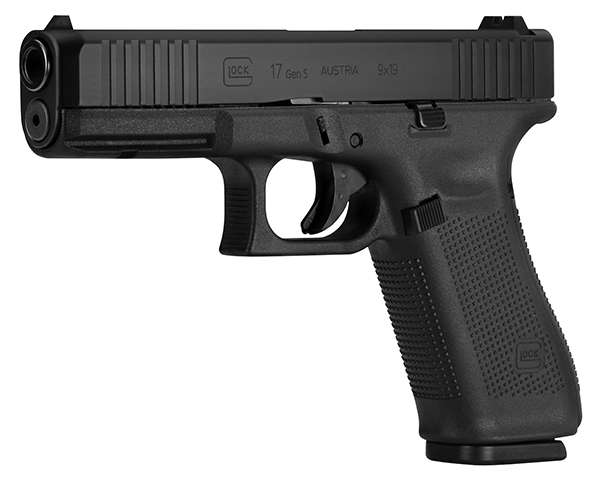 Glock PA175S203 G17 Gen5 9mm Luger 4.49" 17+1 Black nDLC Steel w/Front Serr-img-0
