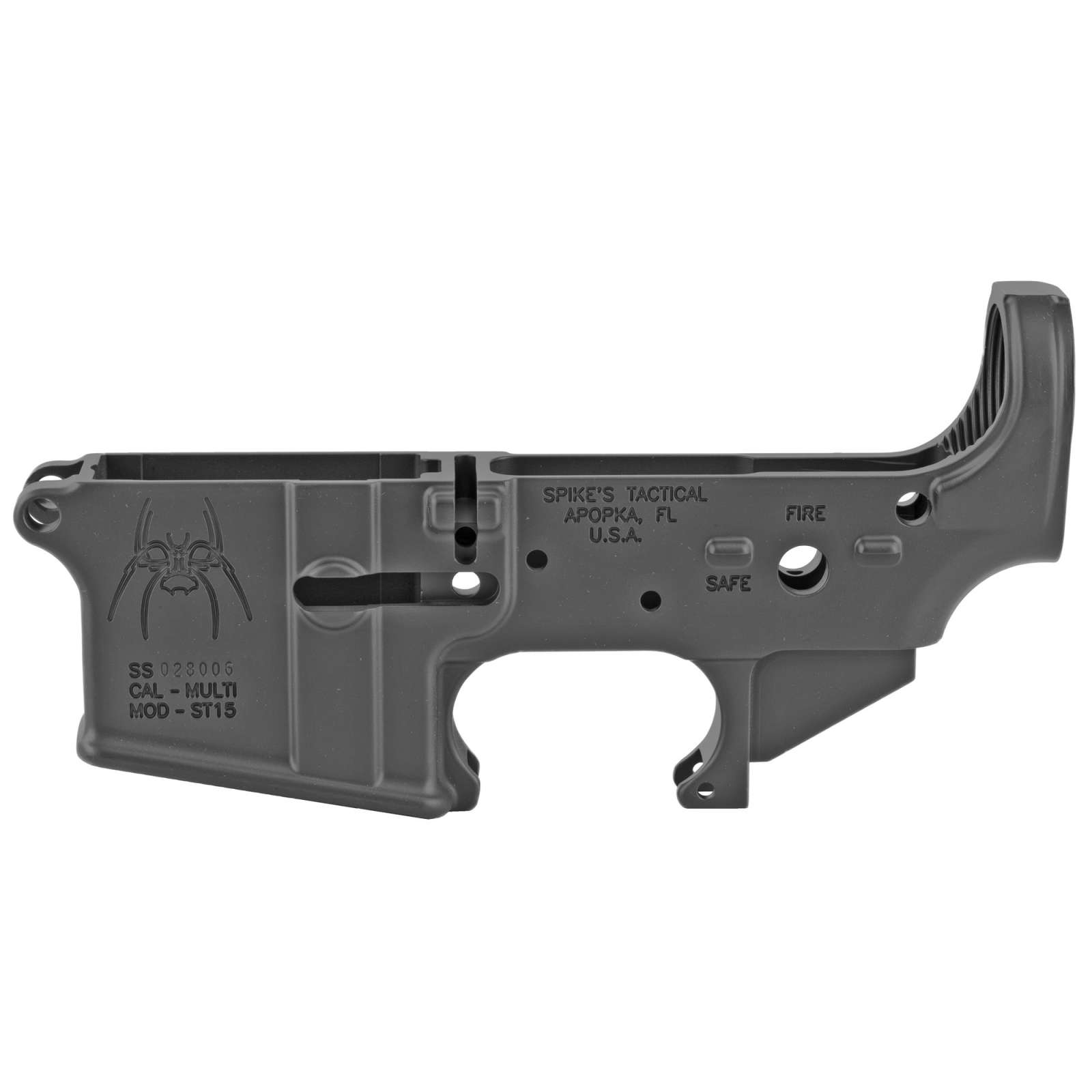 SPIKE'S STRIPPED LOWER (BLUE LINE) | Larry's Pistol & Pawn