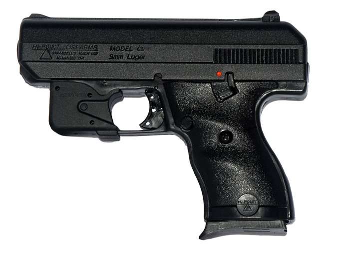 Hi-Point C9 9mm Luger 3.50" 8+1 LaserLyte Black Polymer Grip-img-0
