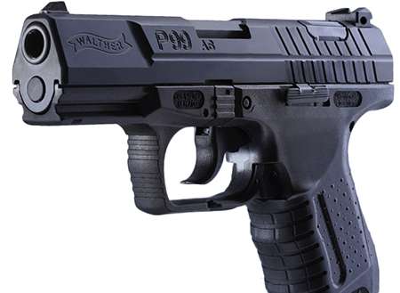 WALTHER P99 AS 9MM 4" BBL BLK PLY FRAME 2-10RD MAG HGA