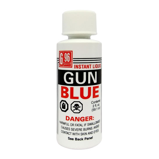 G96 1069 Gun Blue Liquid Touch Up Blueing 2 oz Squeeze Bottle