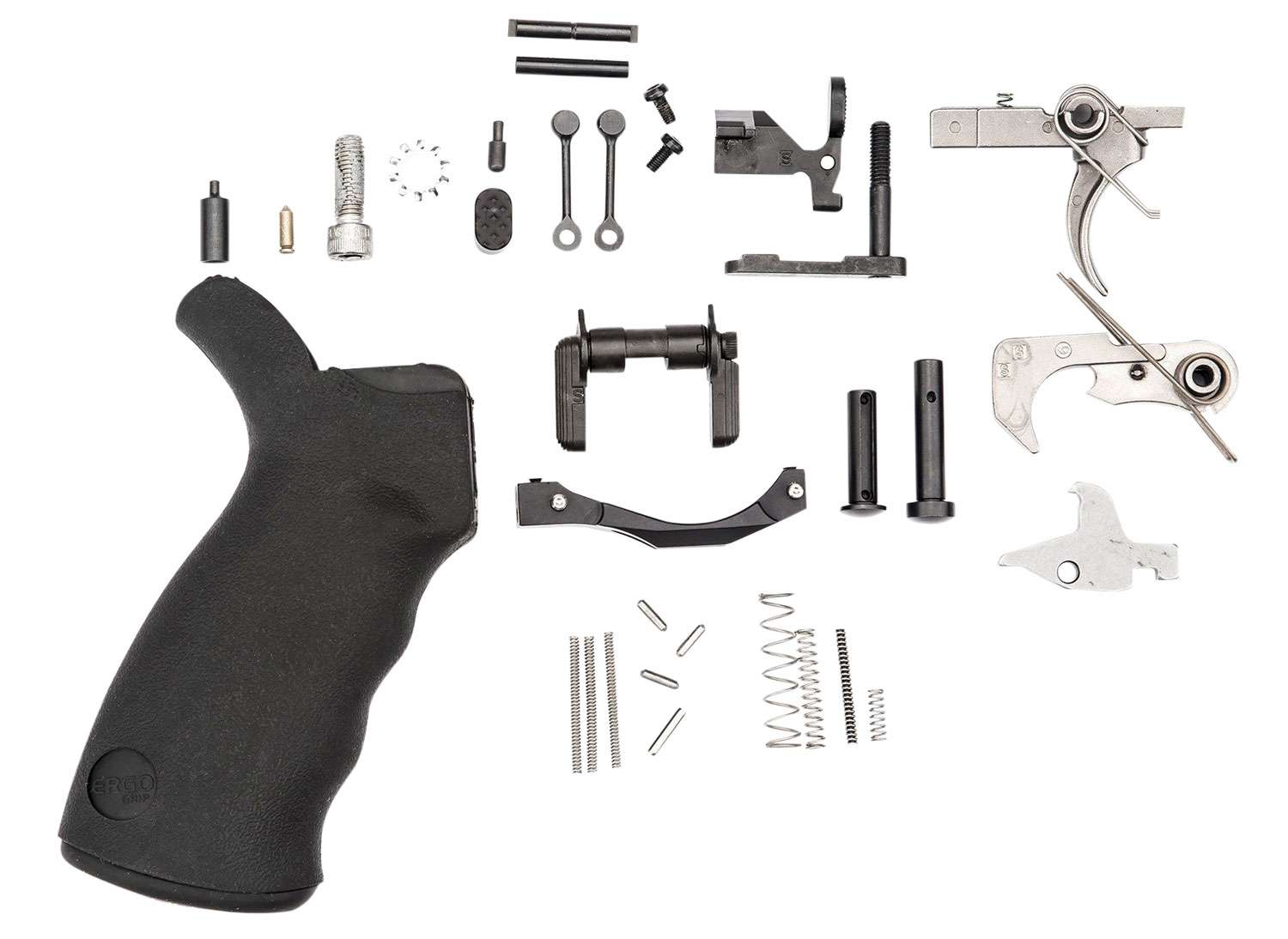 Spikes SLPK301 Lower Parts Kit Enhanced Black Aluminum ARPlatform EGUNCO