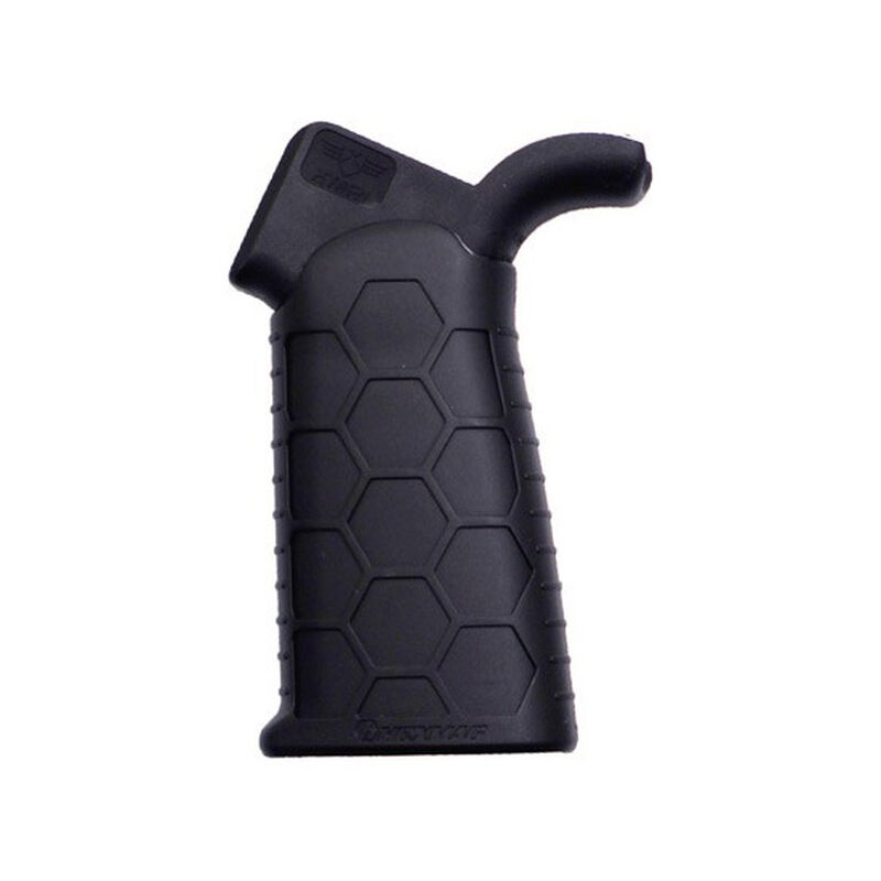 Hexmag HEXATGBLK Advanced Tactical Grip Tactical Pistol Grip Advanced Tactical Grip Polymer Black - Hexmag