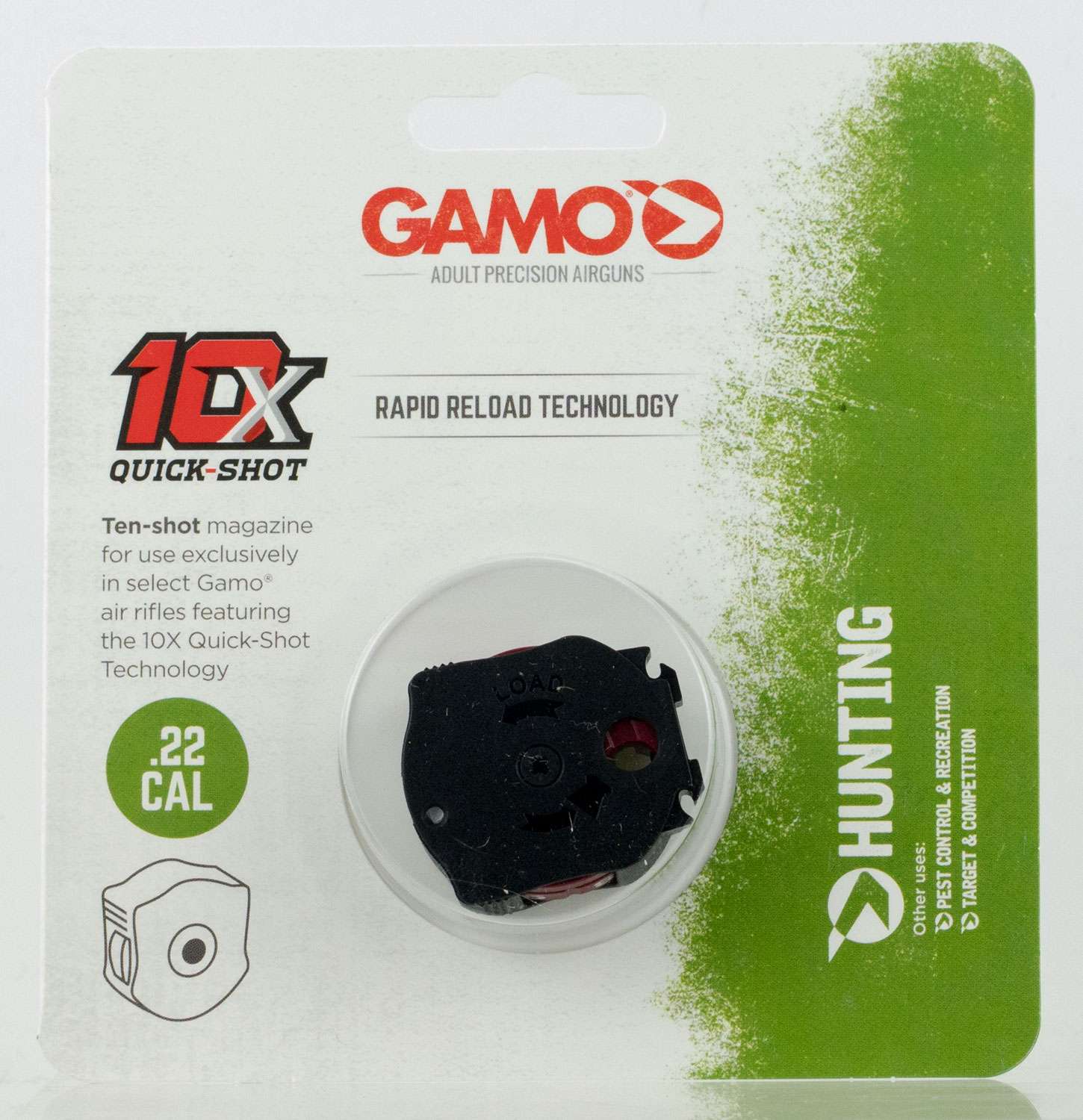 Gamo 621258854 10X Quick-Shot .22 Pellet Polymer | MAD DOG ARMORY