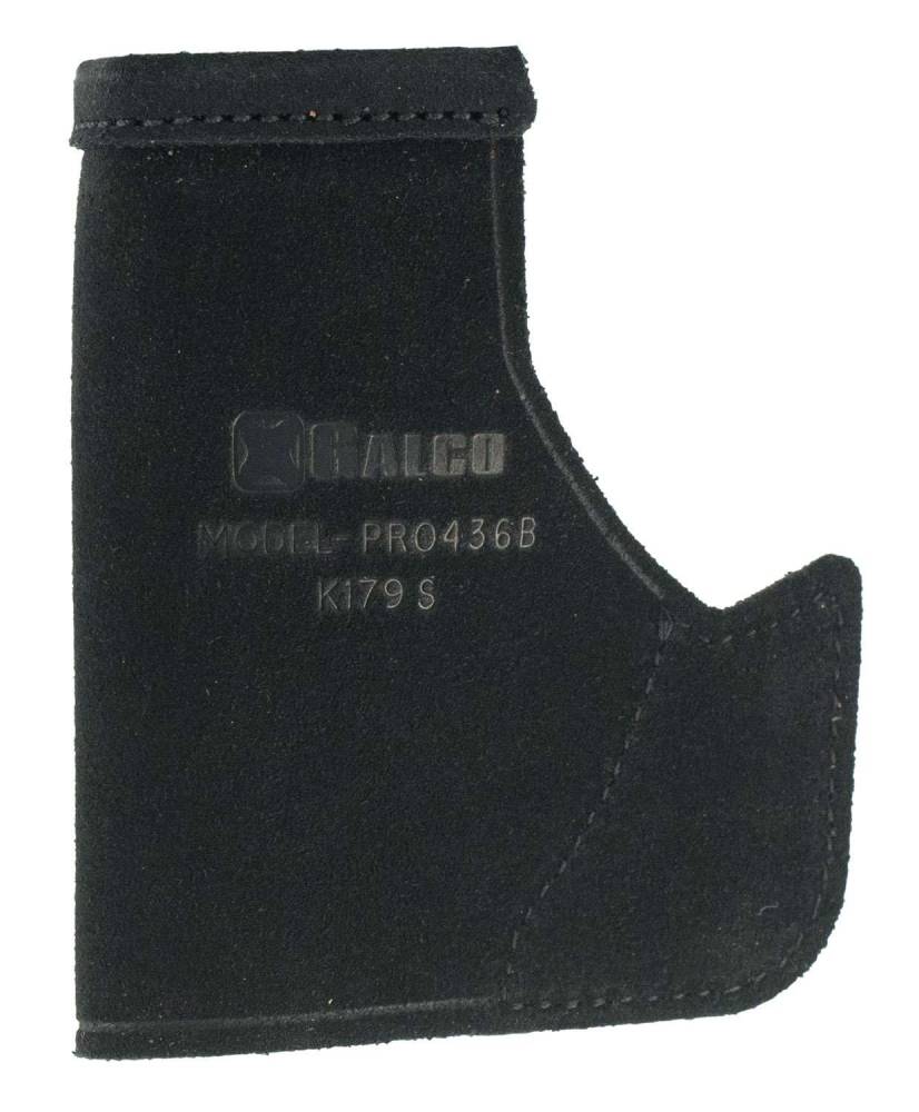 Galco PRO436B Pocket Protector Black Leather Ruger LCP Right Hand Range USA