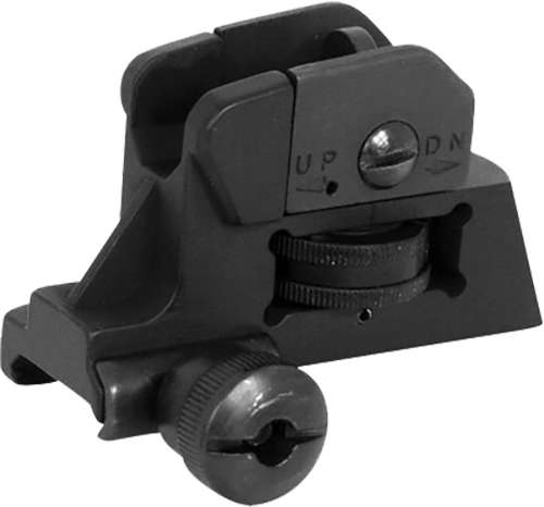 NCStar MARDRS A2 Back-Up Rear Sight AR-15 Black Aluminum/Steel | Magnum ...