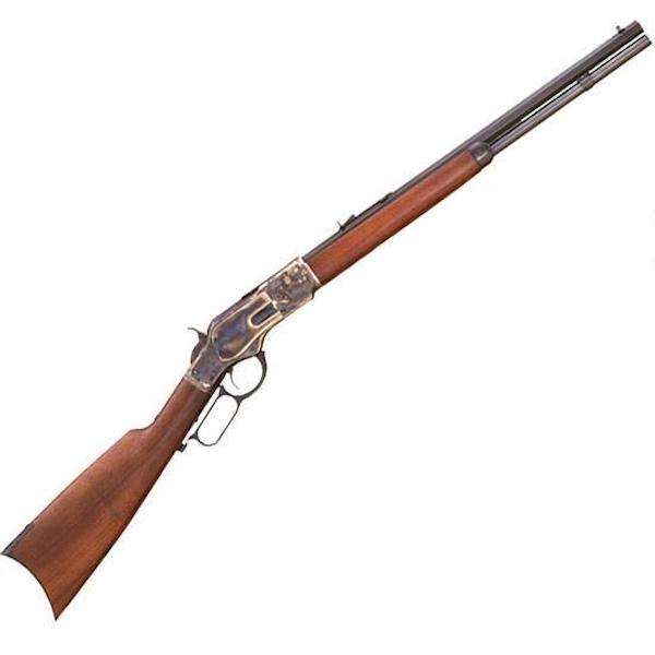 Cimarron CA281 1873 Short Rifle 45 Colt (LC) 10+1 20" Color Case Hardened W-img-0