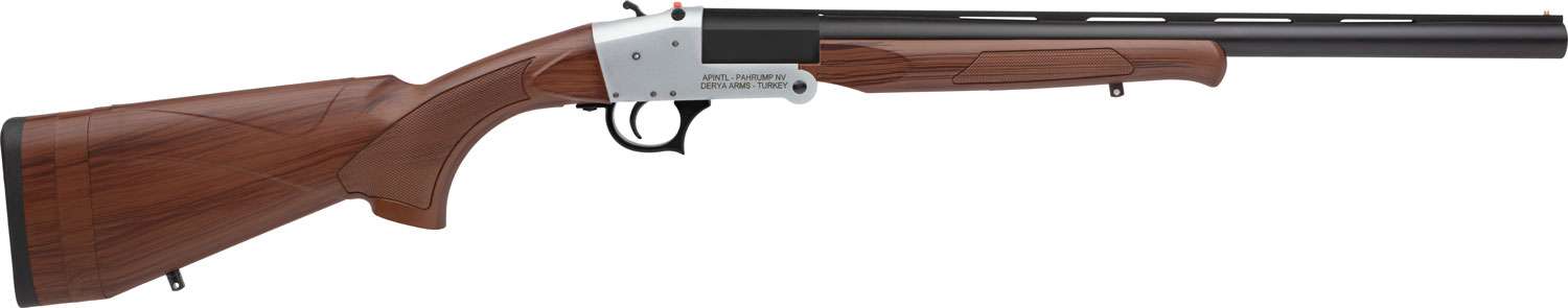 Rock Island - Armscor TK-113 Single Shot Shotgun 12 gauge 20 Barrel 3 Chamber Black/Woodgrain Polymer