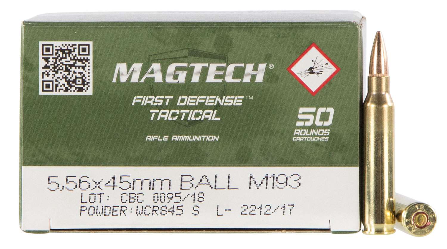 MAGTECH FIRST DEFENSE TACTICAL 5.56 NATO 55GR FMJ 50RD