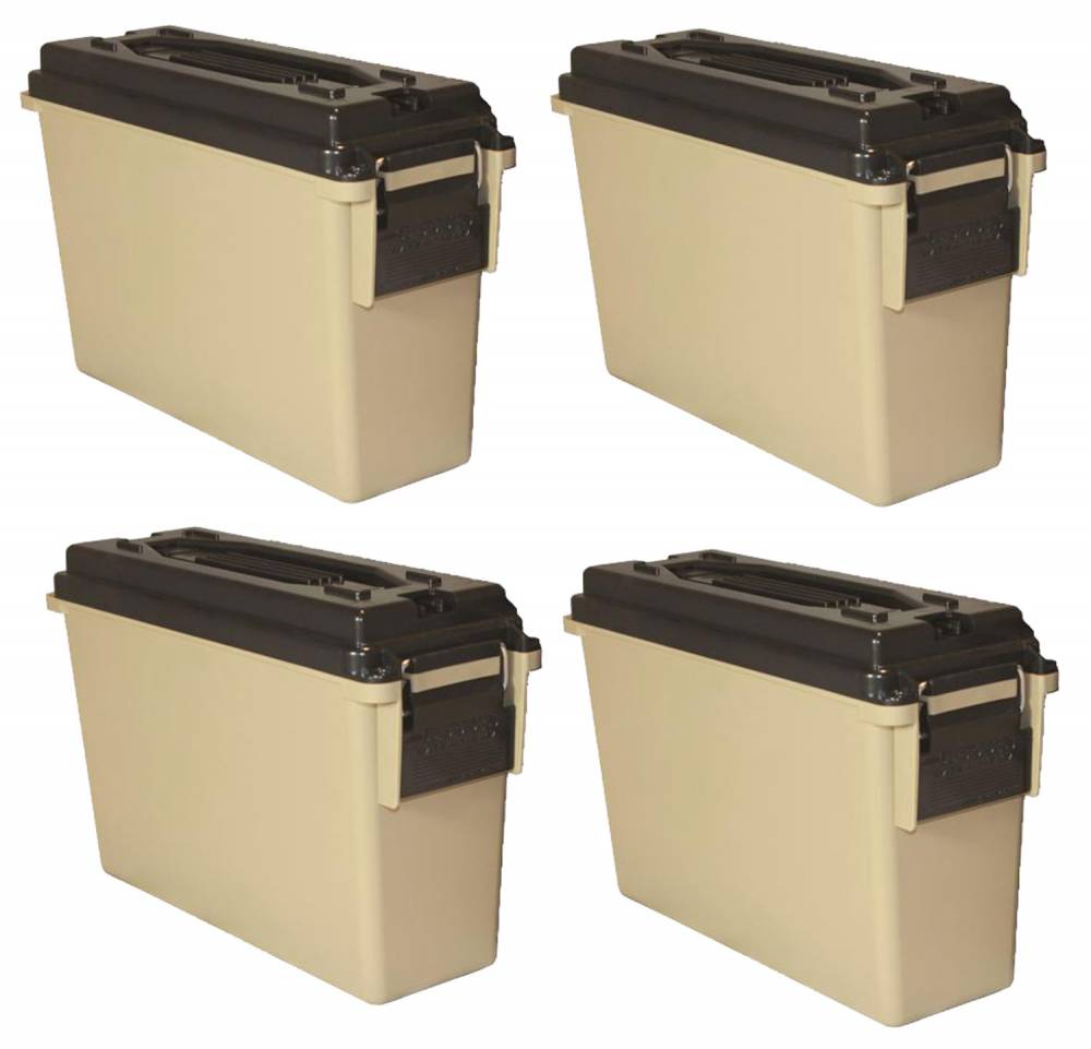 Berrys 49171 Ammo Can 30 Cal Plastic Tan 4 Pack | Grove Gun Shop