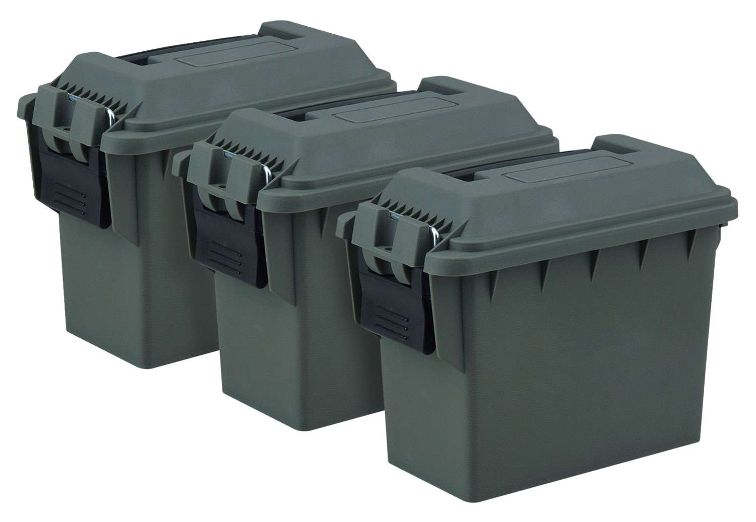 Reliant 10081 3-Piece Mini Ammo Box Green Plastic 8.50