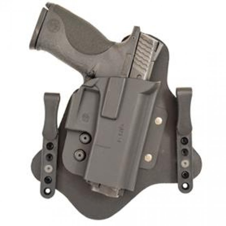 COMP-TAC QH IWB HYBRID SIZE 3 GLOCK 43 SPRGFLD XDS M&P SHIELD WALTHER PPS/CCP RH BLACK - Comp-tac