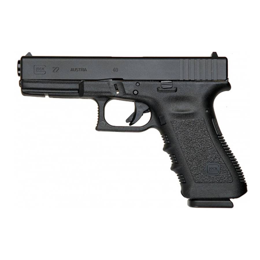 Glock USD-GLK-22-3-N Pistol 40SW 15+1 Night Sights Gen3 Black Matte