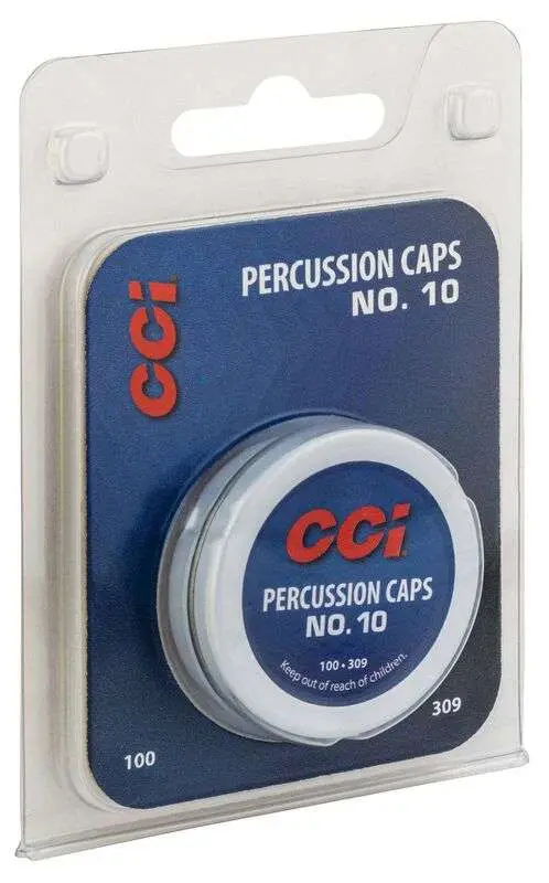 CCI 309 #10 Percussion Caps, 1000/Box for Small Muzzleloader Nipples - CCI