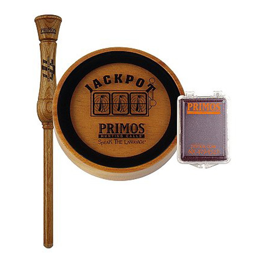 PRIMOS JACKPOT FRICTION SLATE CALL W/GLASS TURKEY CALL AmChar Wholesale