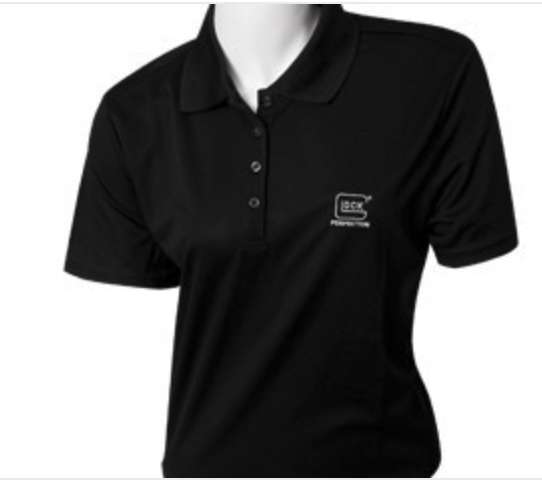 GLOCK WOMENS POLO CORE 365 BLACK LARGE - Glock