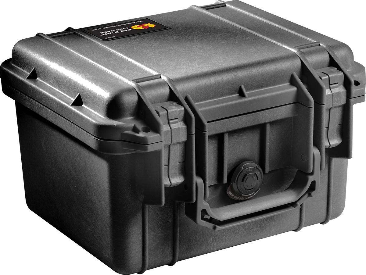 PELICAN 1300 9.17X7X6.12 CASE W/ FOAM BLK - Pelican