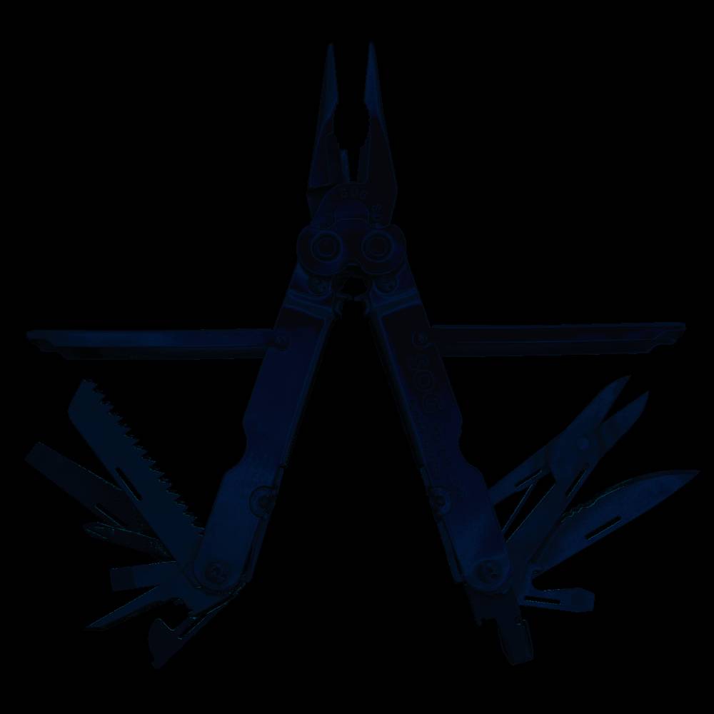 SOG SOG-S60N-CP PowerLock Multi-Tool 420 Stainless Steel 7" with Sheath - SOG